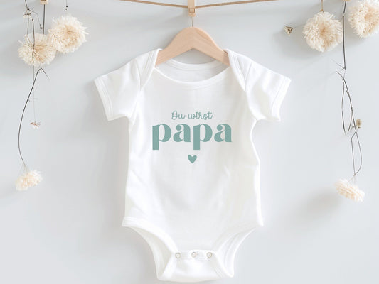 Babygeschenke Geschenk Babybody du wirst Papa Baby verkünden Geschenke zum Vatertag Baby verkünden Baby Body Geschenke für Papas