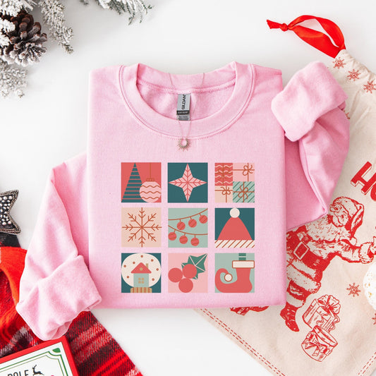 Bunter Weihnachtspullover, Weihnachtsoutfits, Pullover Weihnachten Geschenk, Weihnachtsgeschenk für Freunden