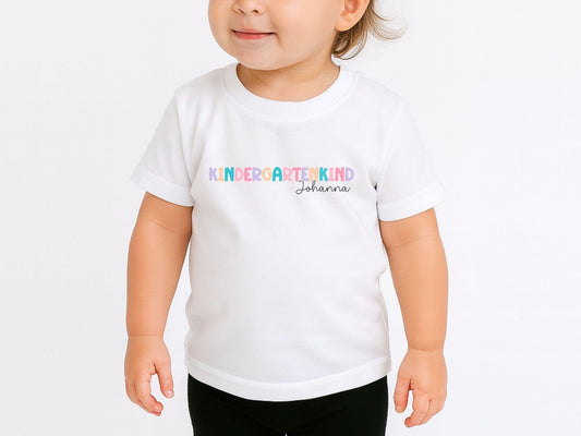 Geschenk Kita Kind Shirt Kitakind personalisiert Kindergartenkind T-Shirt Kitastart Kita Geschenk Eingewöhnung