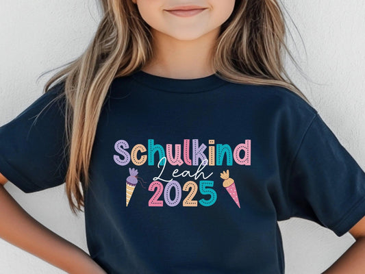 Geschenke Schulkinder Shirt Schulkind Personalisiert Einschulung Geschenke Schulanfang T-shirt Schulkind 2025 Kinder - Geschenk Vorschuler