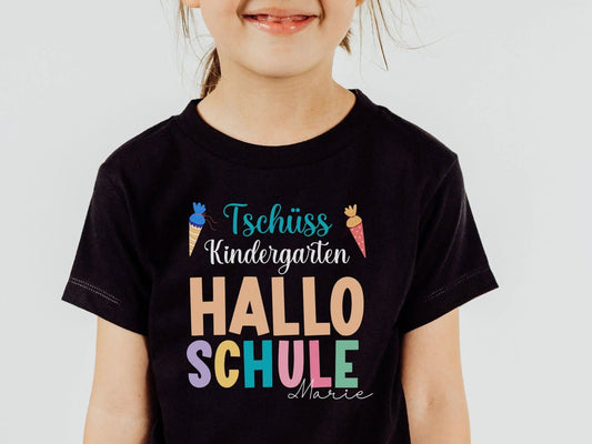 Geschenke Schulkinder Shirt Schulkind Personalisiert Einschulung Geschenke Schulanfang T-shirt Schulkind 2025 Kinder - Geschenk Vorschuler