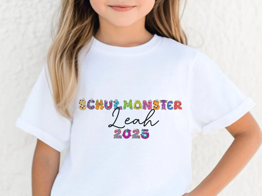 Geschenke Schulkinder Shirt Schulkind Personalisiert Einschulung Geschenke Schulanfang T-shirt Schulkind 2025 Kinder - Geschenk Vorschuler