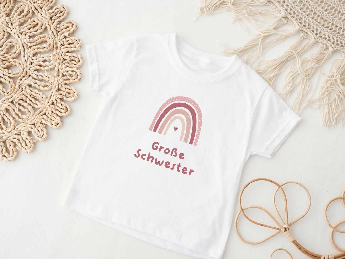 Große Schwester T-Shirt Geschwister Geschenk Partnerlook Baby Kind Big Sis - Mamas & Minis