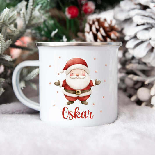 Personalisierte Kindertasse zu Weihnachten als Kindergeschenk