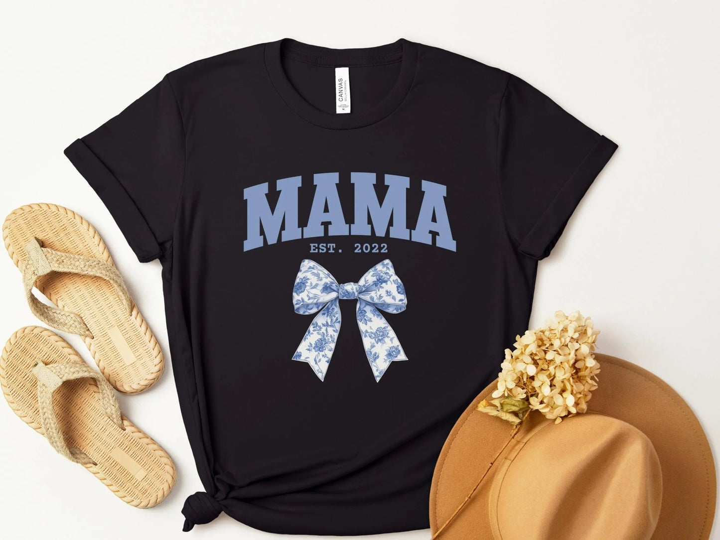 Mama T-Shirt personalisiert Muttertagsgeschenk Geschenke für Mütter - Mamas & Minis
