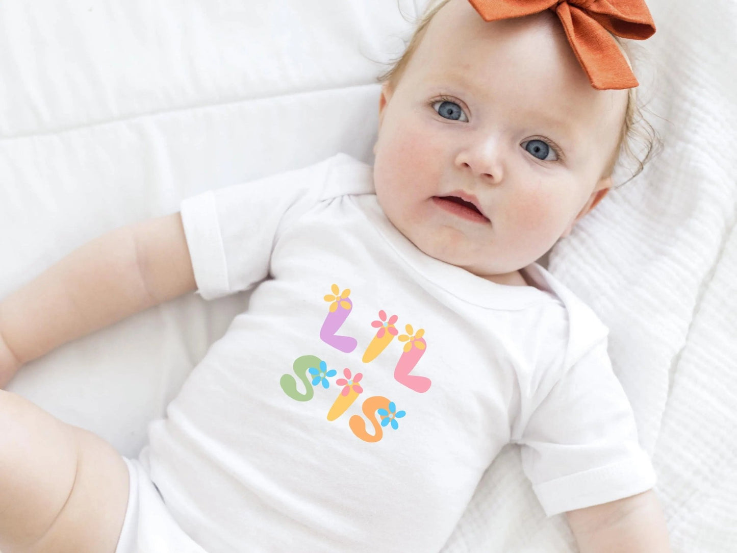 Partnerlook Geschenke Geschwister Babybody Geburtsgeschenke kurzarm - body kleine Schwester Babygeschenk Baby Kind Geschenk - Geburt Lil Sis - Mamas & Minis