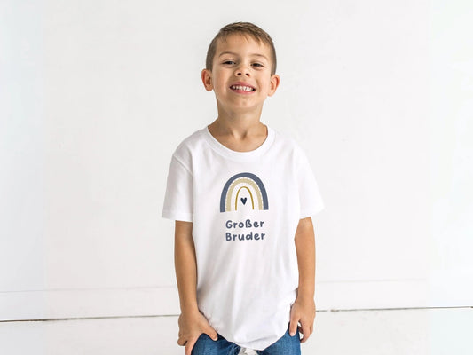 Partnerlook Geschenke Geschwister Babybody Geburtsgeschenke kurzarm - body kleiner Bruder Babygeschenk Baby Kind geschenk - geburt Bio Baumwolle