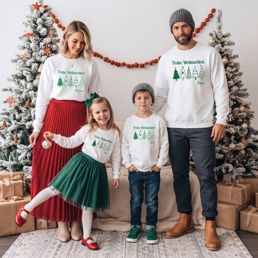 Partnerlook Pullover zu Weihnachten für die Familie - Mamas & Minis