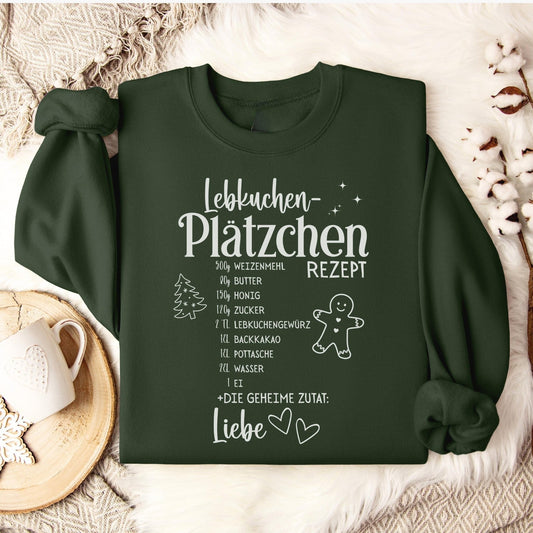 Sweatshirt mit Lebkuchen Motiv – Partnerlook Weihnachten