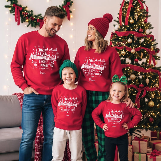 Personalisierte Weihnachtspullover für die Familie - Mamas & Minis