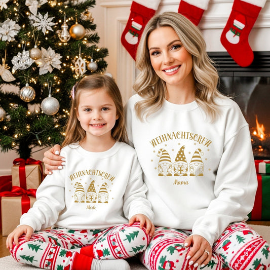 Personalisierte Weihnachtspullover für die ganze Familie - Mamas & Minis