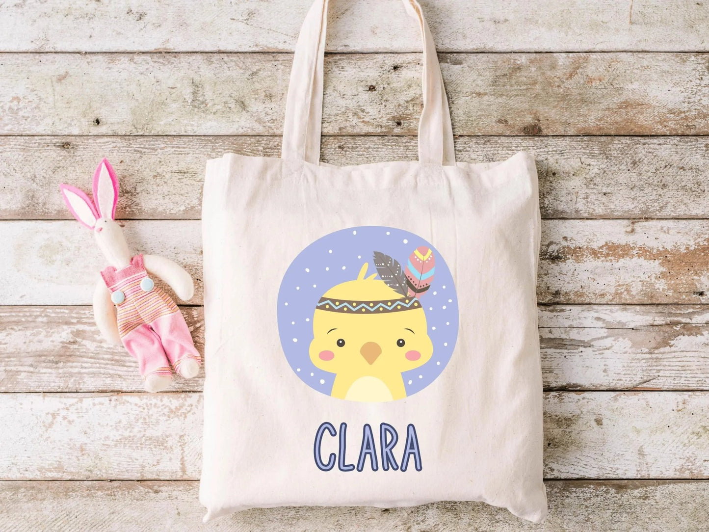 Personalisierter Stoffbeutel, Kindergartenbeutel, Geschenk Ostern, Geschenk Kinder, Stoffbeutel Kinder, Beutel mit Name, Kindertasche - Mamas & Minis