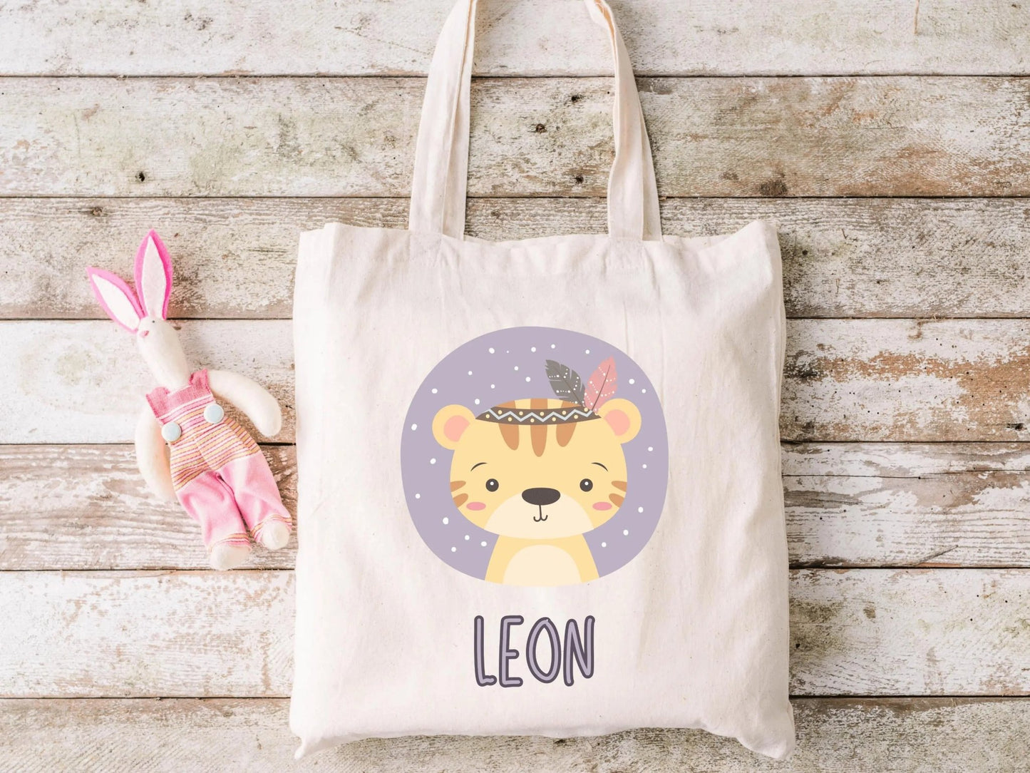 Personalisierter Stoffbeutel, Kindergartenbeutel, Geschenk Ostern, Geschenk Kinder, Stoffbeutel Kinder, Beutel mit Name, Kindertasche - Mamas & Minis