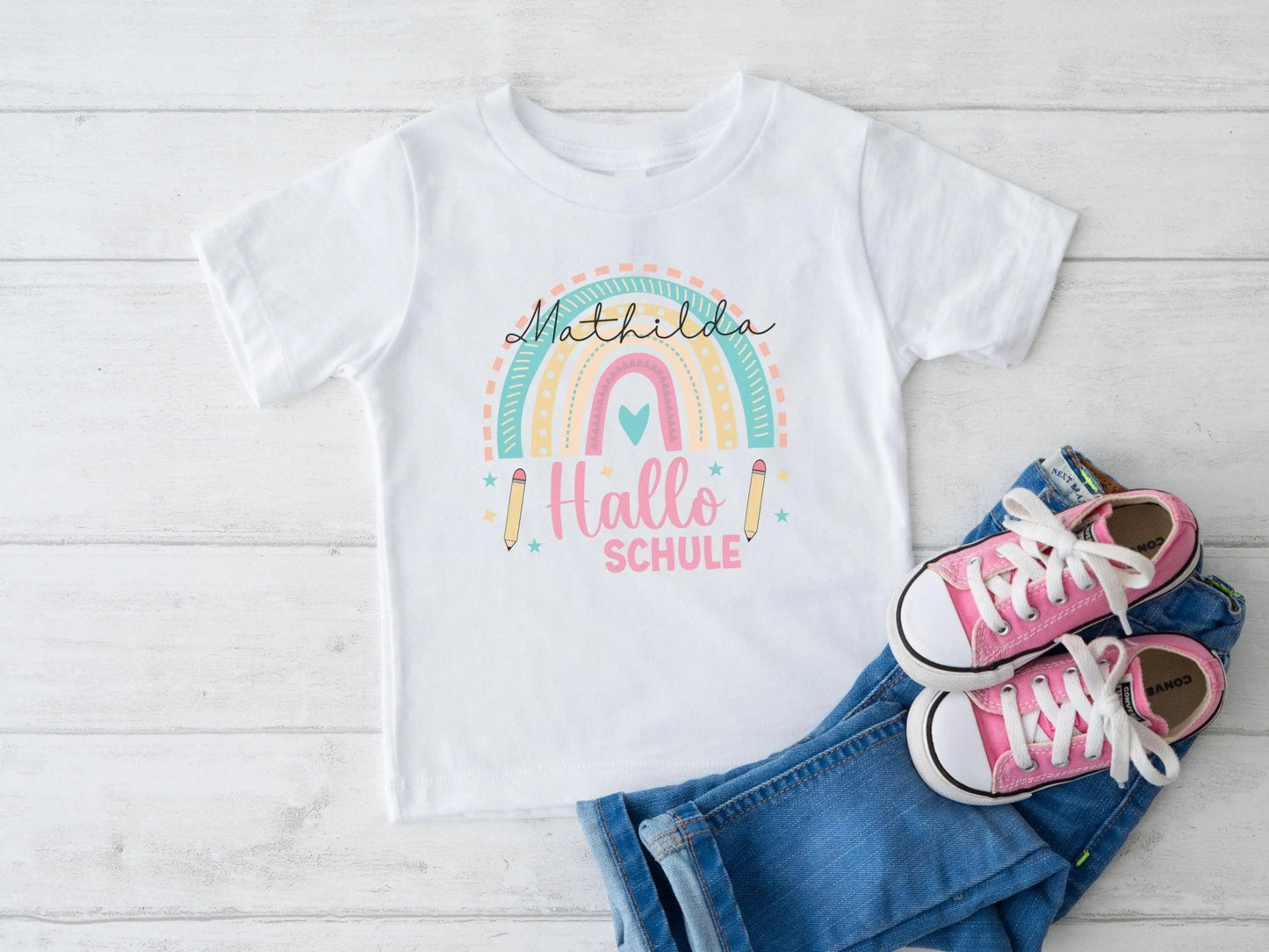 Schulkind Shirt Personalisiert Einschulung Geschenke Schulanfang Kinder - Geschenk Vorschuler - Mamas & Minis
