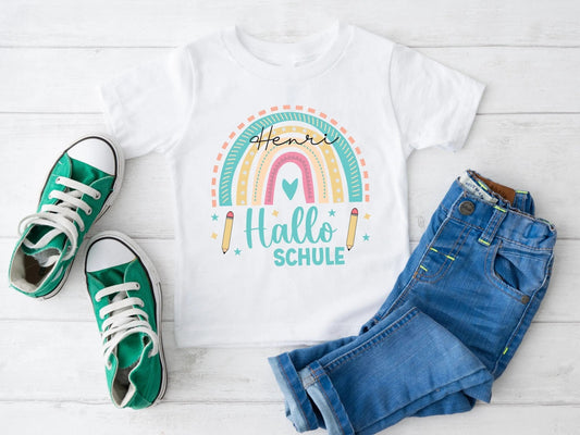 Schulkind Shirt Personalisiert Einschulung Geschenke Schulanfang Kinder - Geschenk Vorschuler