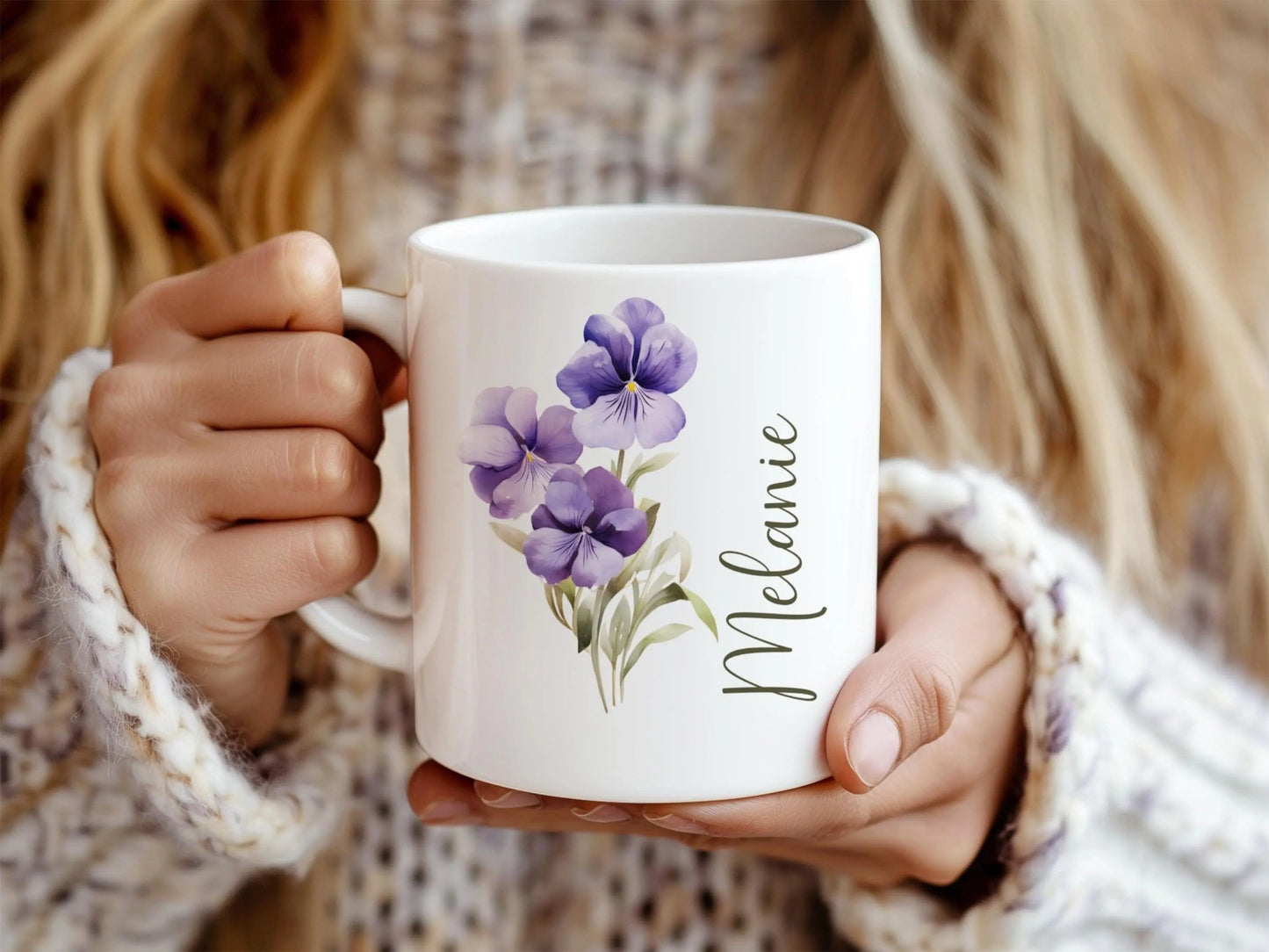 Tasse Personalisiert Geburtsblumen Geschenke Erzieherin Bestefreundin JGA Geschenk Trauzeugin Personalisiertes Geschenk Hebamme Geburtstag - Mamas & Minis
