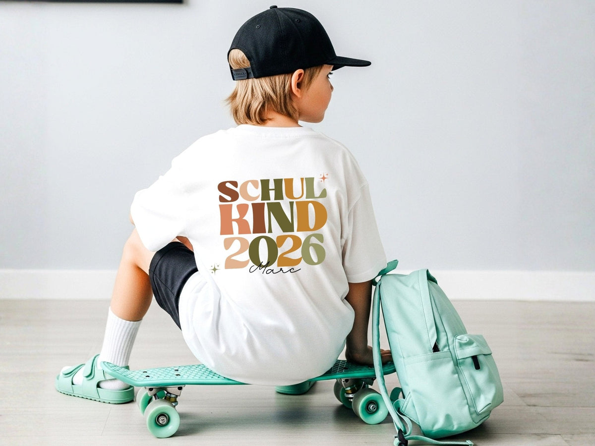 Die richtige T-Shirt-Größe zur Einschulung finden - Mamas & Minis