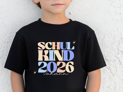 Einschulung Shirt Personalisiert Schulkind Geschenk Schulanfang T-shirt