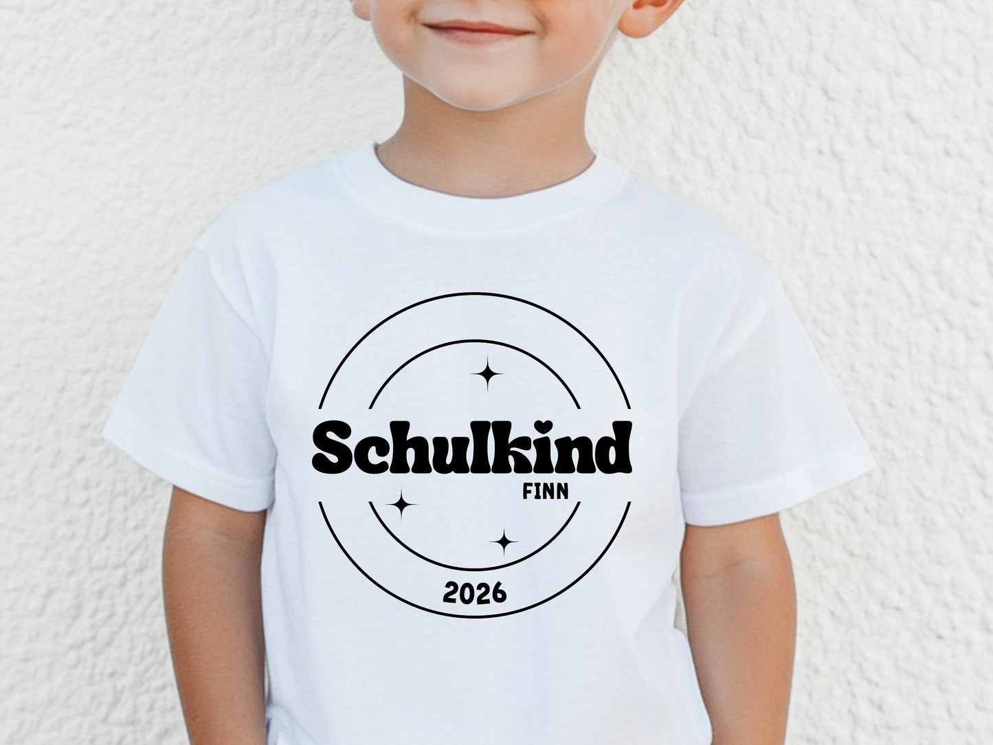 Schulkind T-Shirt mit Name, Personalisiertes Geschenk, Einschulung Geschenke, Shirt Schulanfang
