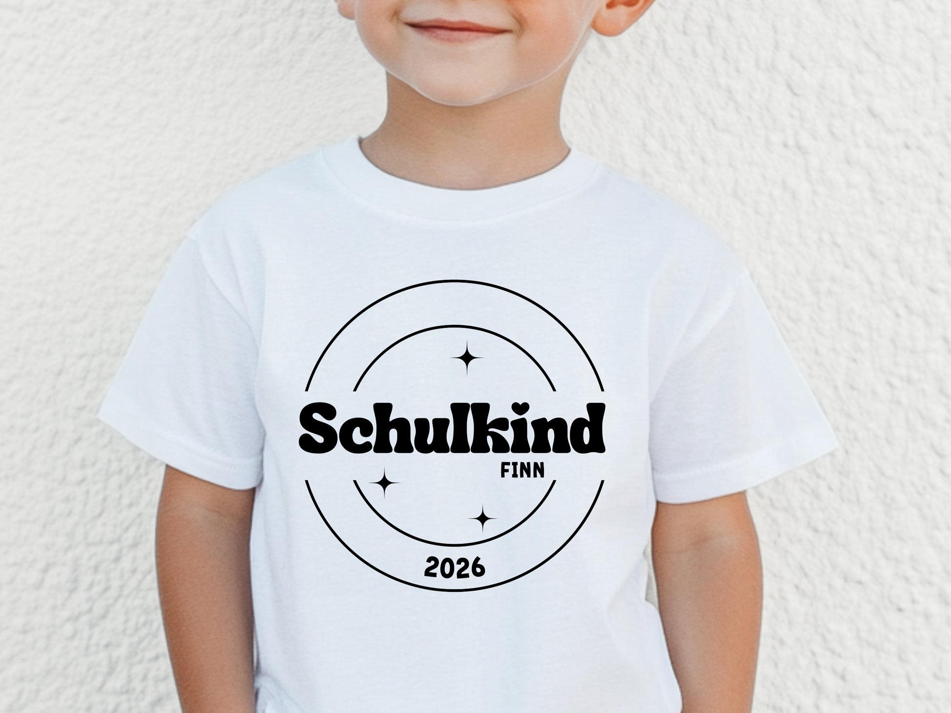 Schulkind T-Shirt mit Name, Personalisiertes Geschenk, Einschulung Geschenke, Shirt Schulanfang