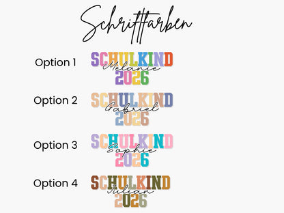 Shirt Schulanfang | Personalisiert für stolze Erstklässler