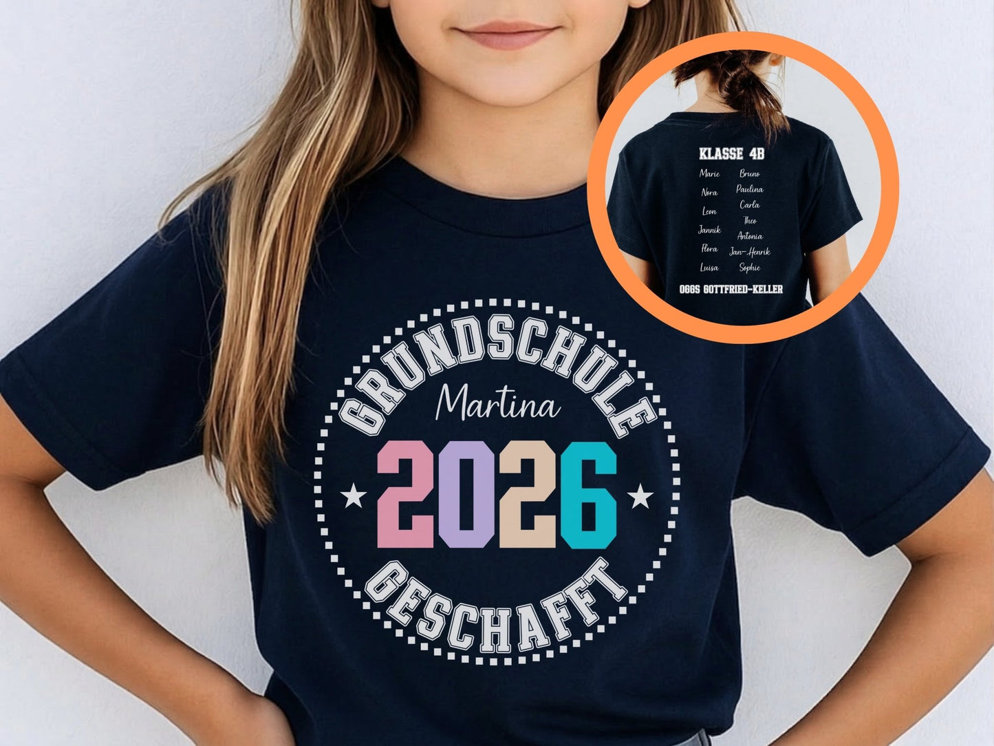 Abschluss T Shirt Grundschule Personalisiert - Mamas & Minis