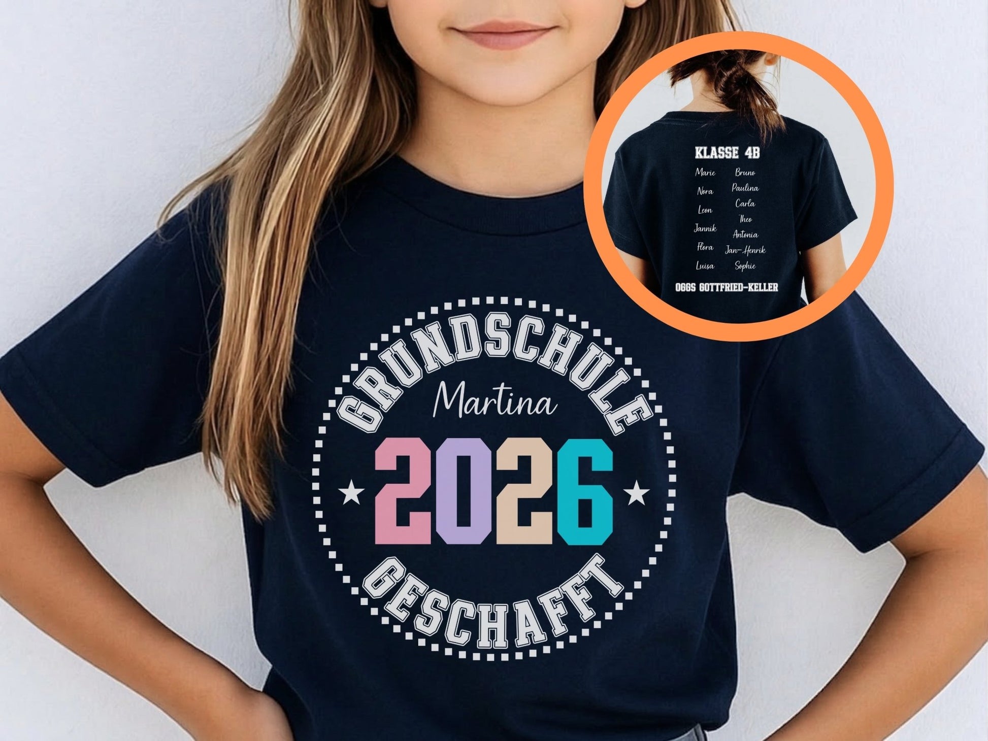 Abschluss T Shirt Grundschule Personalisiert - Mamas & Minis