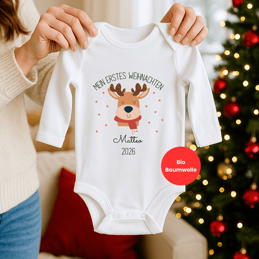 Baby Geschenk zu Weihnachten - Personalisiertes Outfit - Mamas & Minis