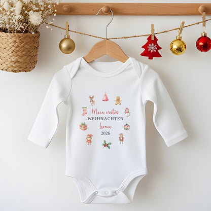 Babybody Mein erstes Weihnachten - Baby Weihnachtsgeschenk - Mamas & Minis