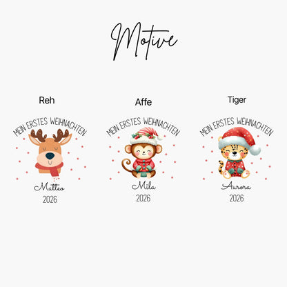 Babybody Mein erstes Weihnachten Personalisiert - Mamas & Minis