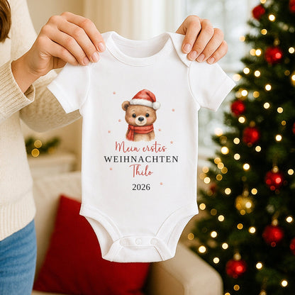 Babybody Mein erstes Weihnachten Personalisiert - Mamas & Minis
