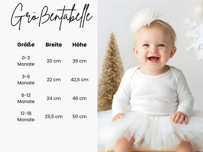 Babybody Weihnachten Personalisiert aus Bio Baumwolle Mein erstes Weihnachten Baby - Weihnachtsgeschenk