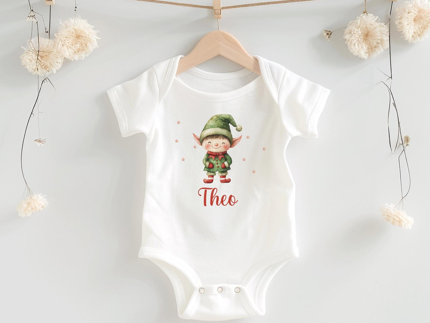 Babybody Weihnachten Personalisiert aus Bio Baumwolle Mein erstes Weihnachten Baby - Weihnachtsgeschenk