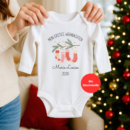 Babybody Weihnachtsgeschenk Personalisiert - Mamas & Minis