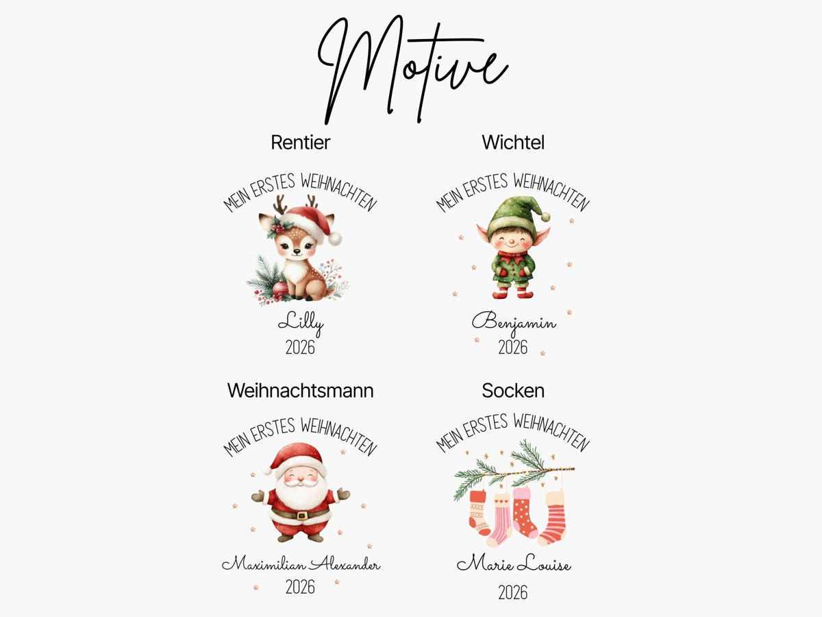 Babybody Weihnachtsgeschenk Personalisiert - Mamas & Minis