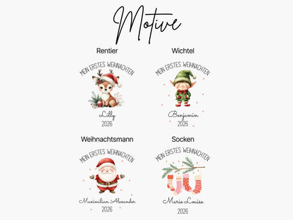 Babybody Weihnachtsgeschenk Personalisiert - Mamas & Minis