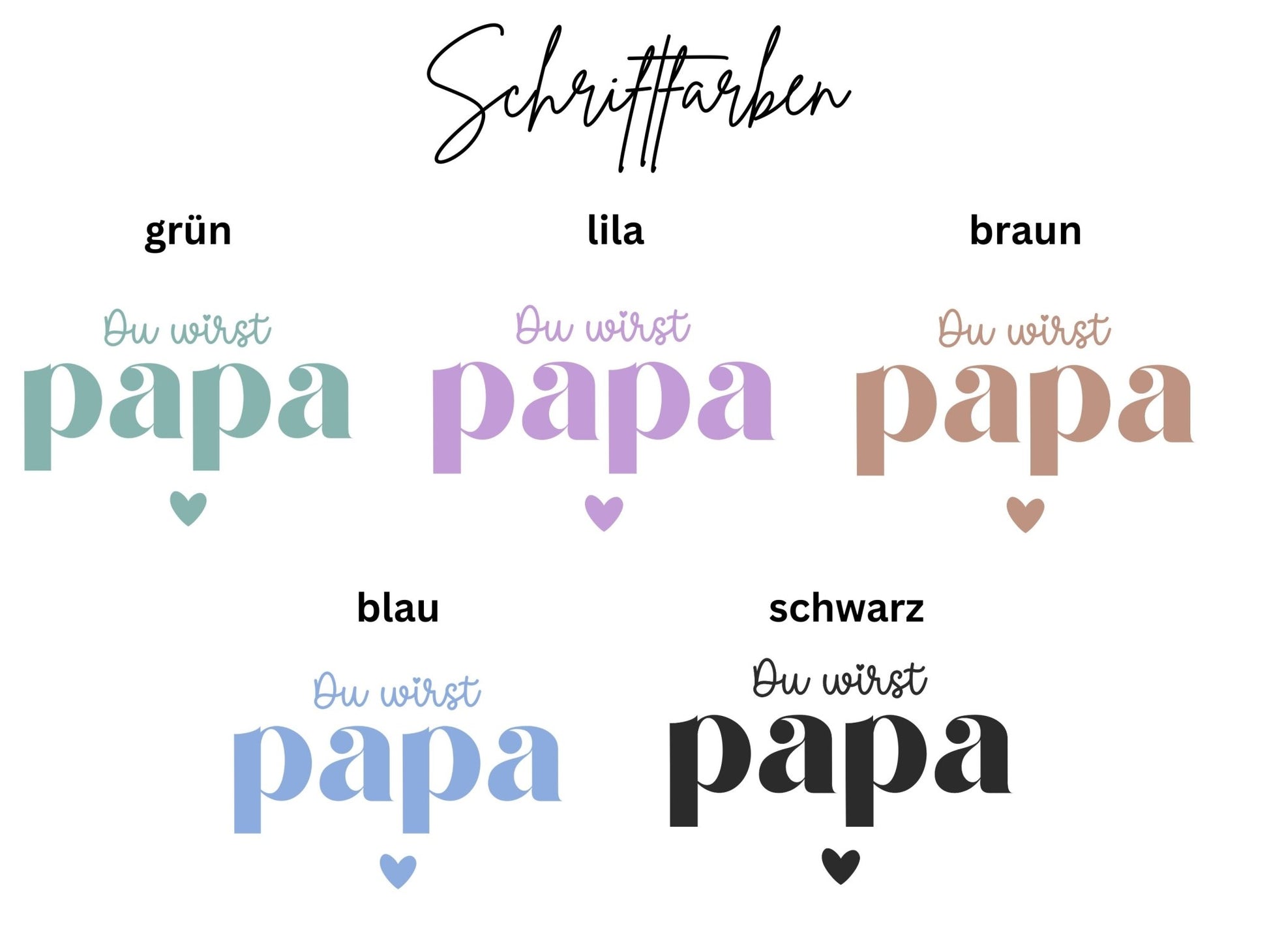 Babybody Du wirst Papa - Babygeschenk aus Bio-Baumwolle