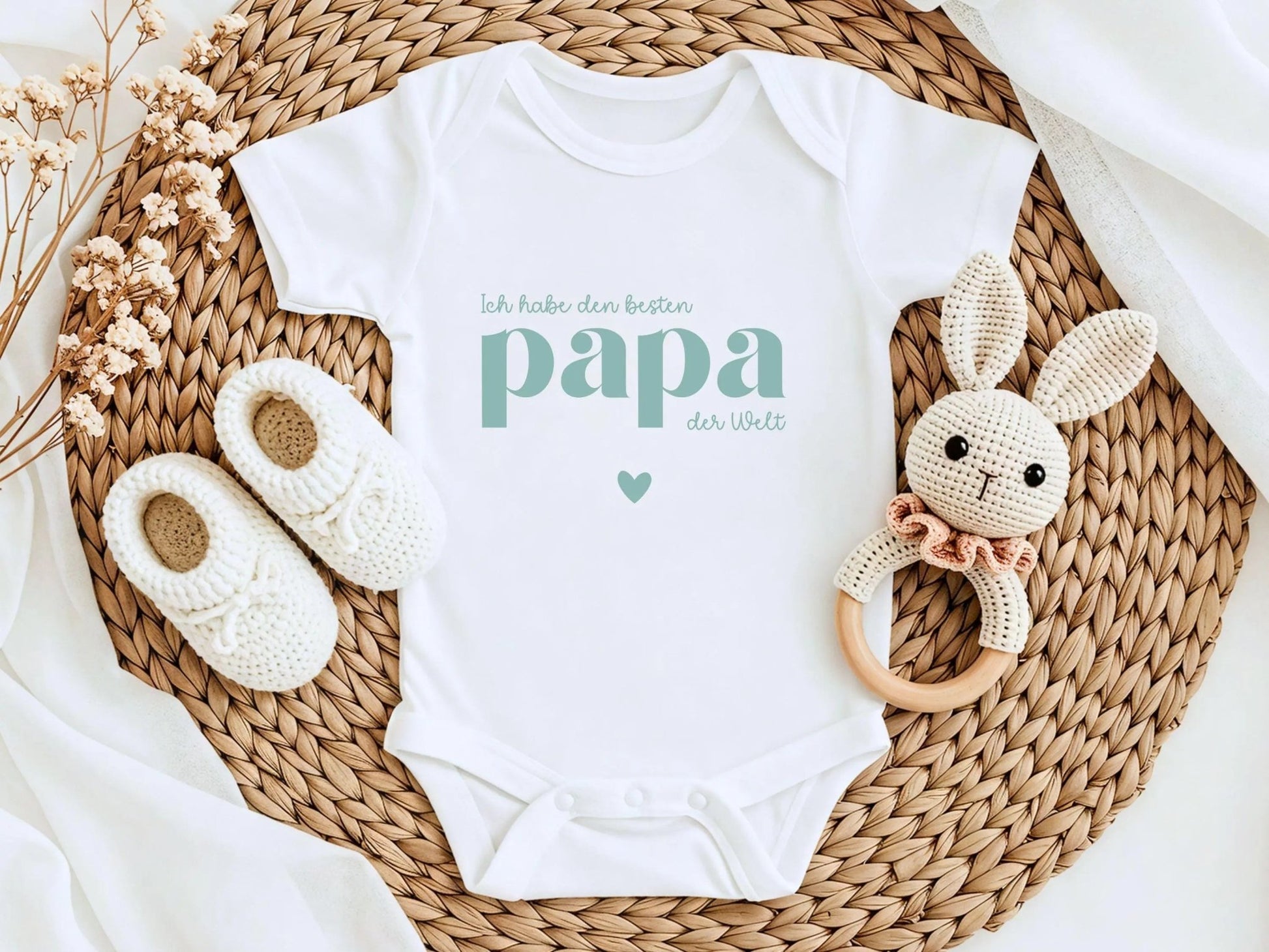 Babygeschenke Geschenk Babybody du wirst Papa Baby verkünden Geschenke zum Vatertag Baby verkünden Baby Body Geschenke für Papas - Mamas & Minis