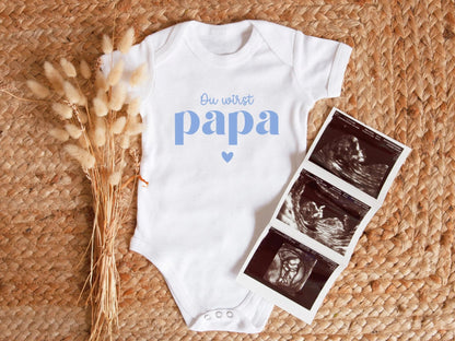 Babygeschenke Geschenk Babybody du wirst Papa Baby verkünden Geschenke zum Vatertag Baby verkünden Baby Body Geschenke für Papas - Mamas & Minis