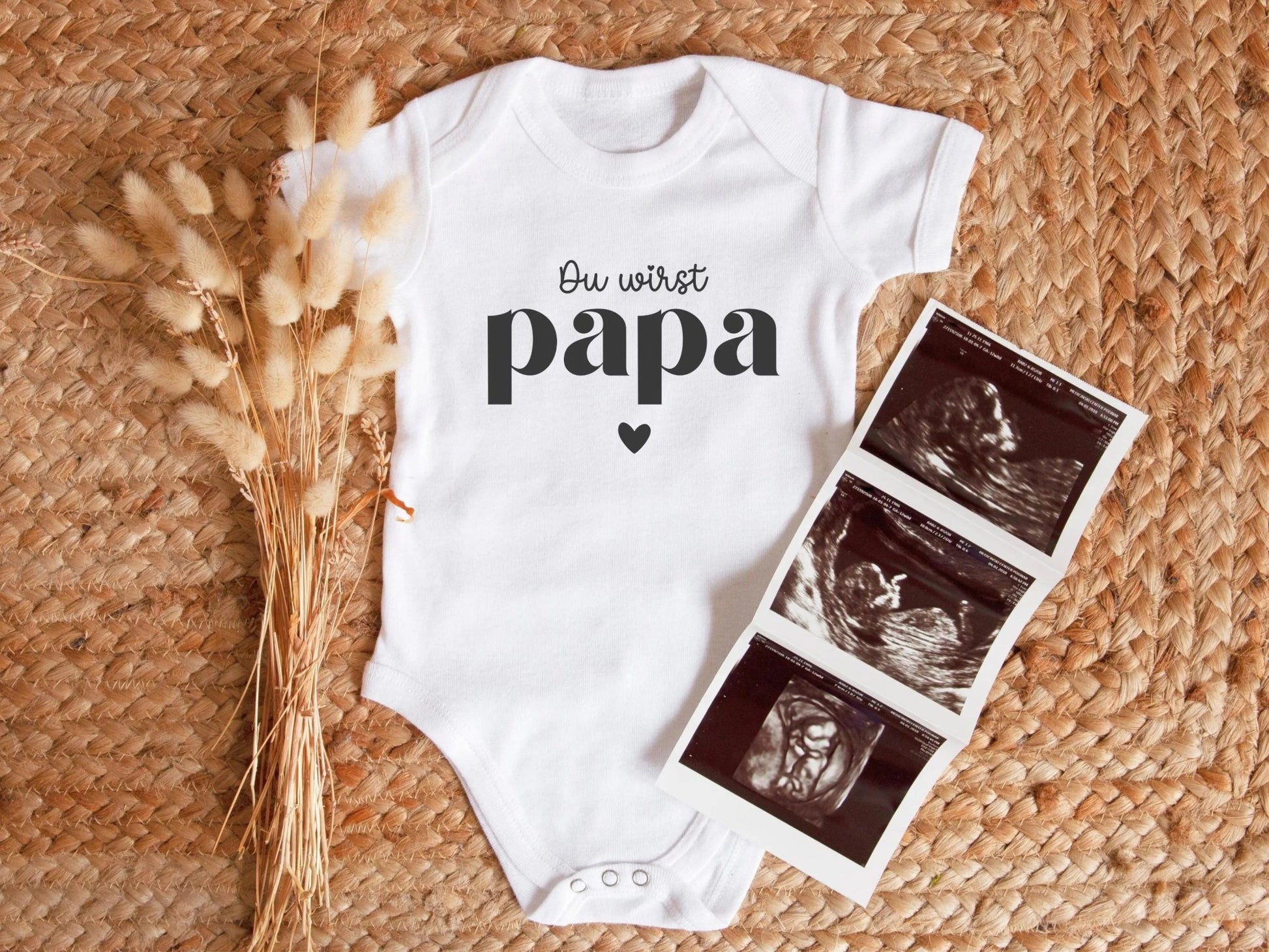 Babygeschenke Geschenk Babybody du wirst Papa Baby verkünden Geschenke zum Vatertag Baby verkünden Baby Body Geschenke für Papas - Mamas & Minis
