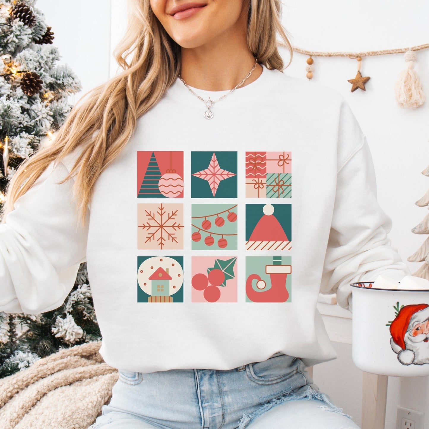 Pullover Weihnachten Geschenk – Bunter Weihnachtspullover - Mamas & Minis