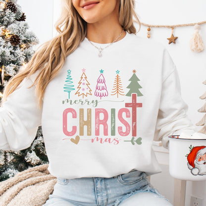 Klassischer Weihnachtspullover Merry Christmas
