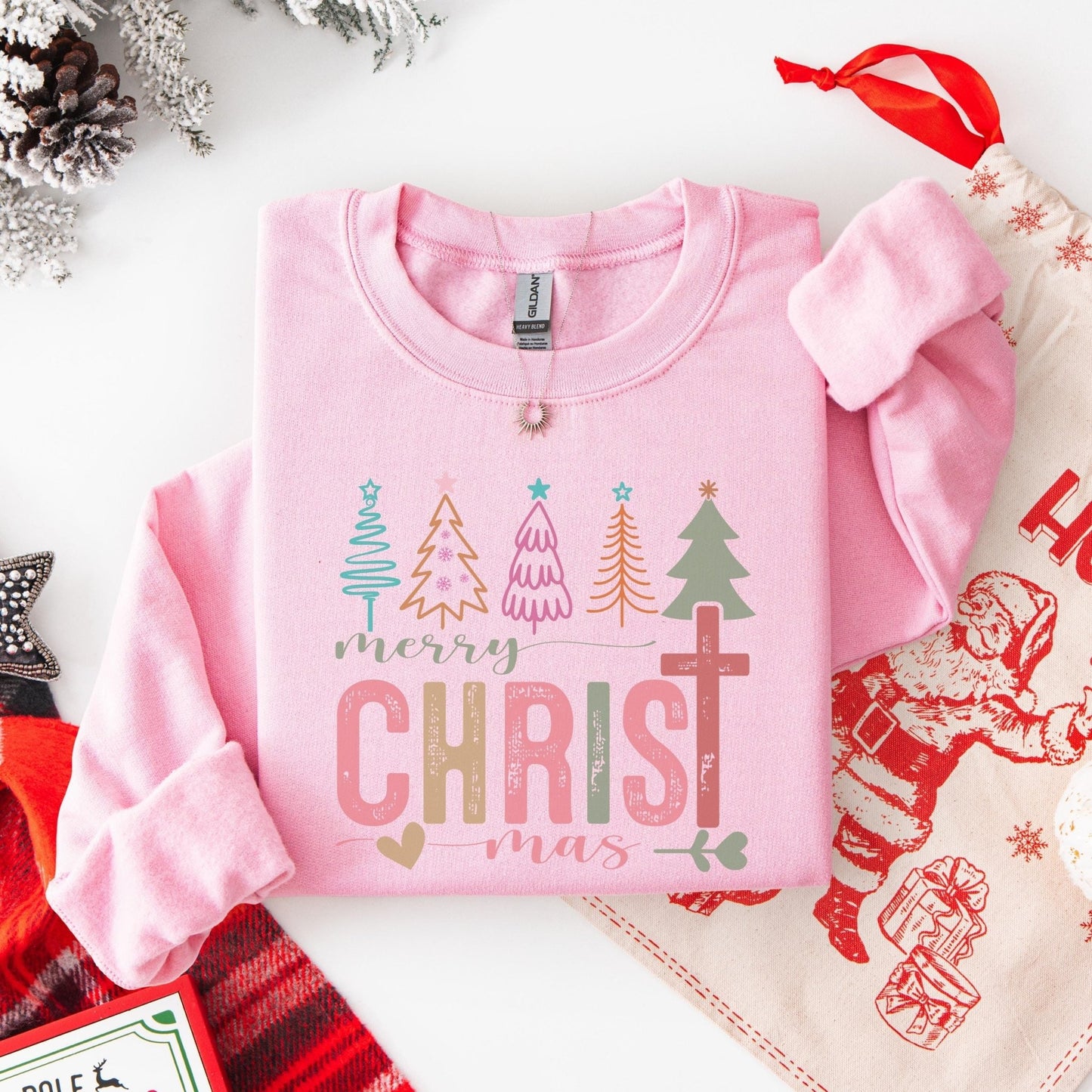 Klassischer Weihnachtspullover Merry Christmas