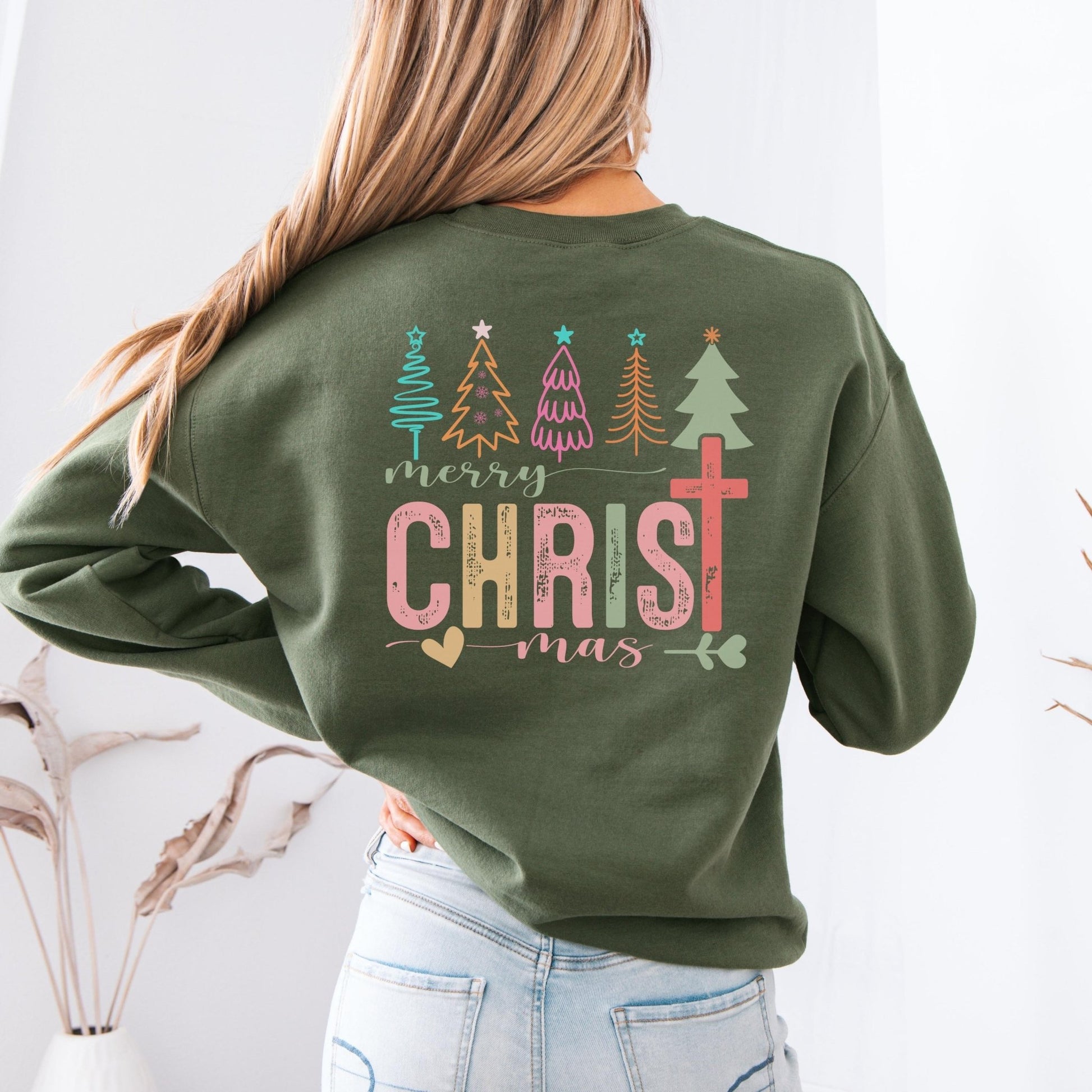 Klassischer Weihnachtspullover Merry Christmas