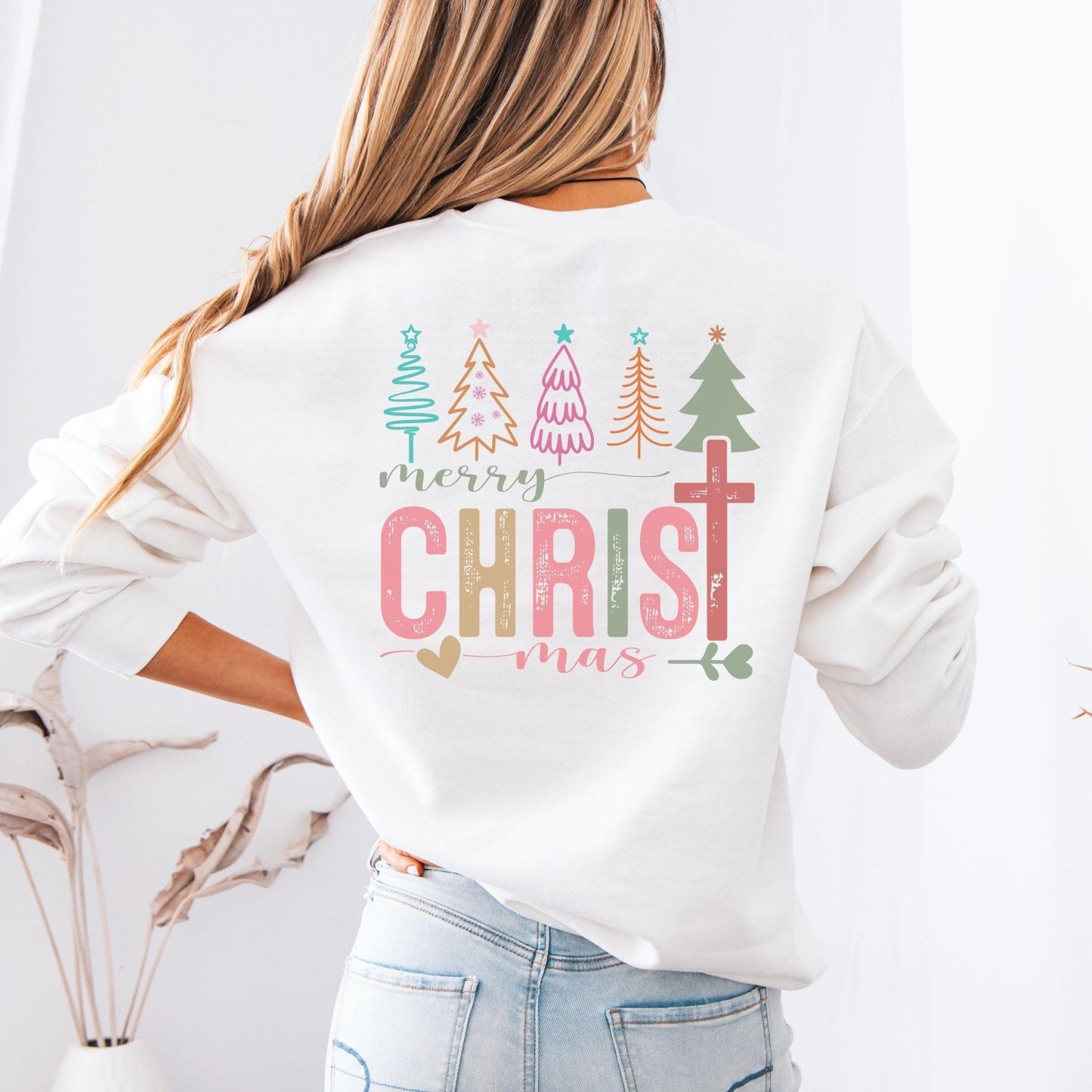Klassischer Weihnachtspullover Merry Christmas