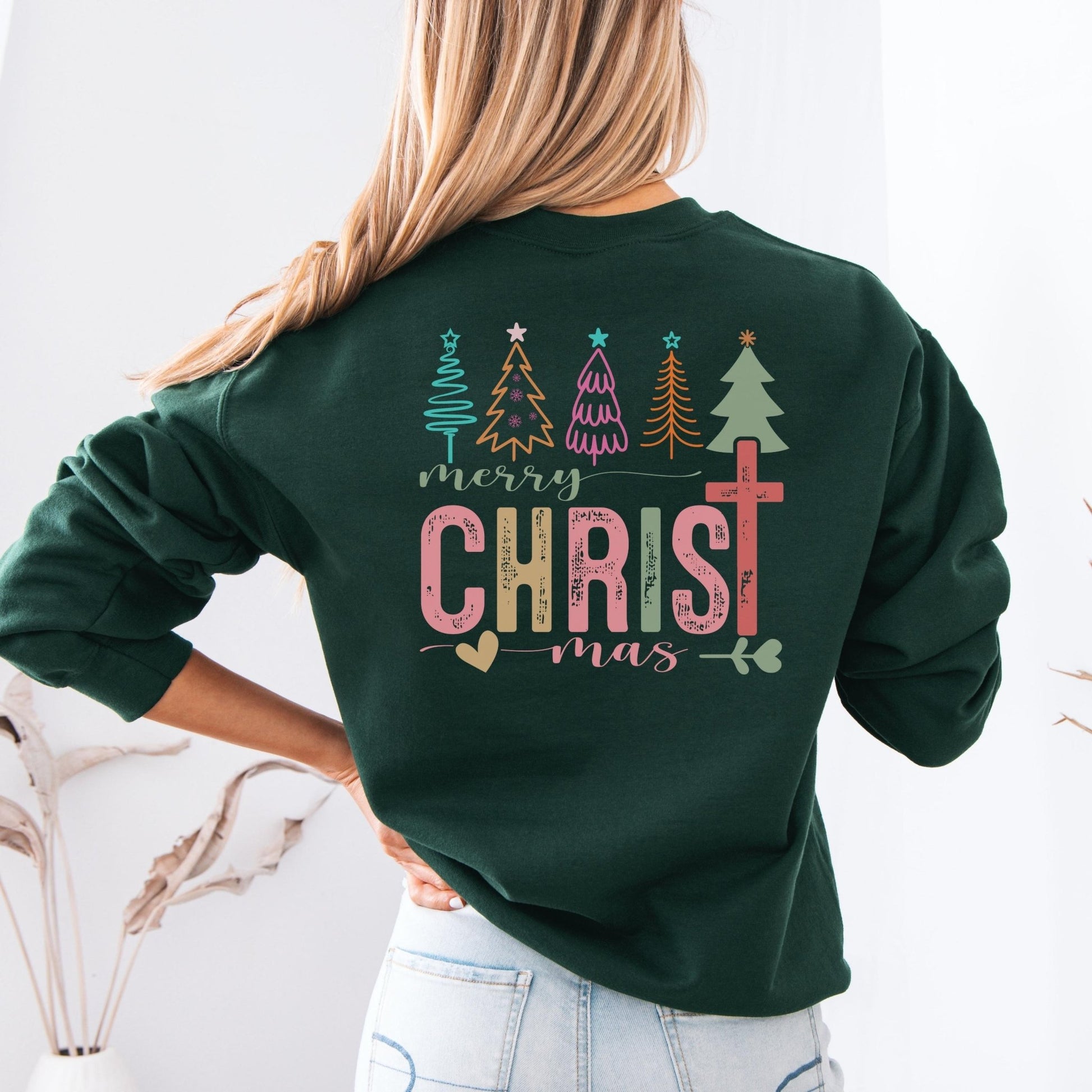 Klassischer Weihnachtspullover Merry Christmas