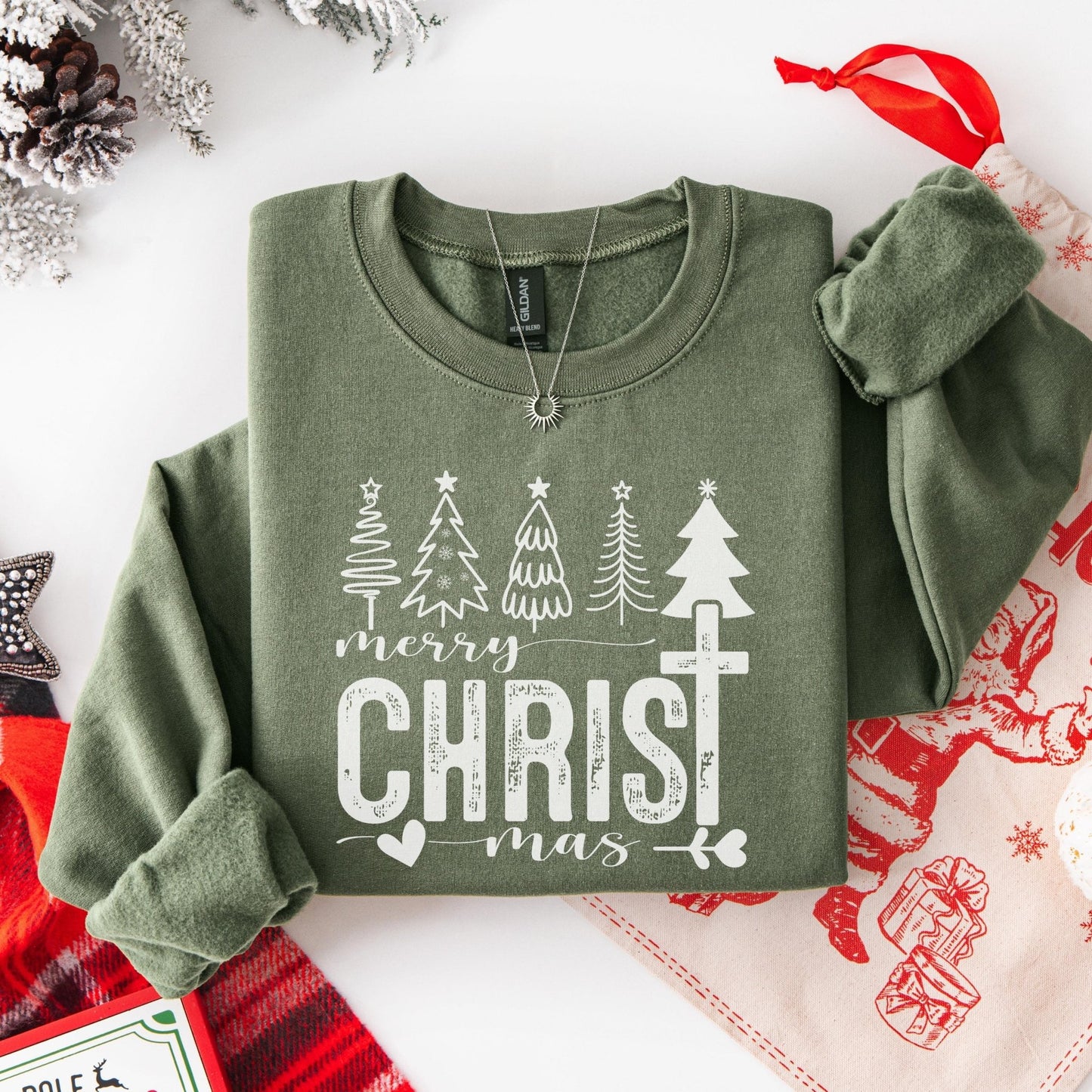 Merry Christmas Weihnachtspullover - Festliche Kleidung