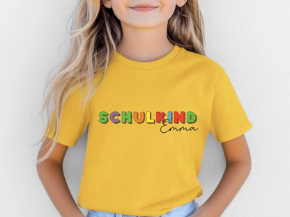 Einschulung Shirt Personalisiert Schulkind Geschenk Schulanfang T-shirt - Mamas & Minis