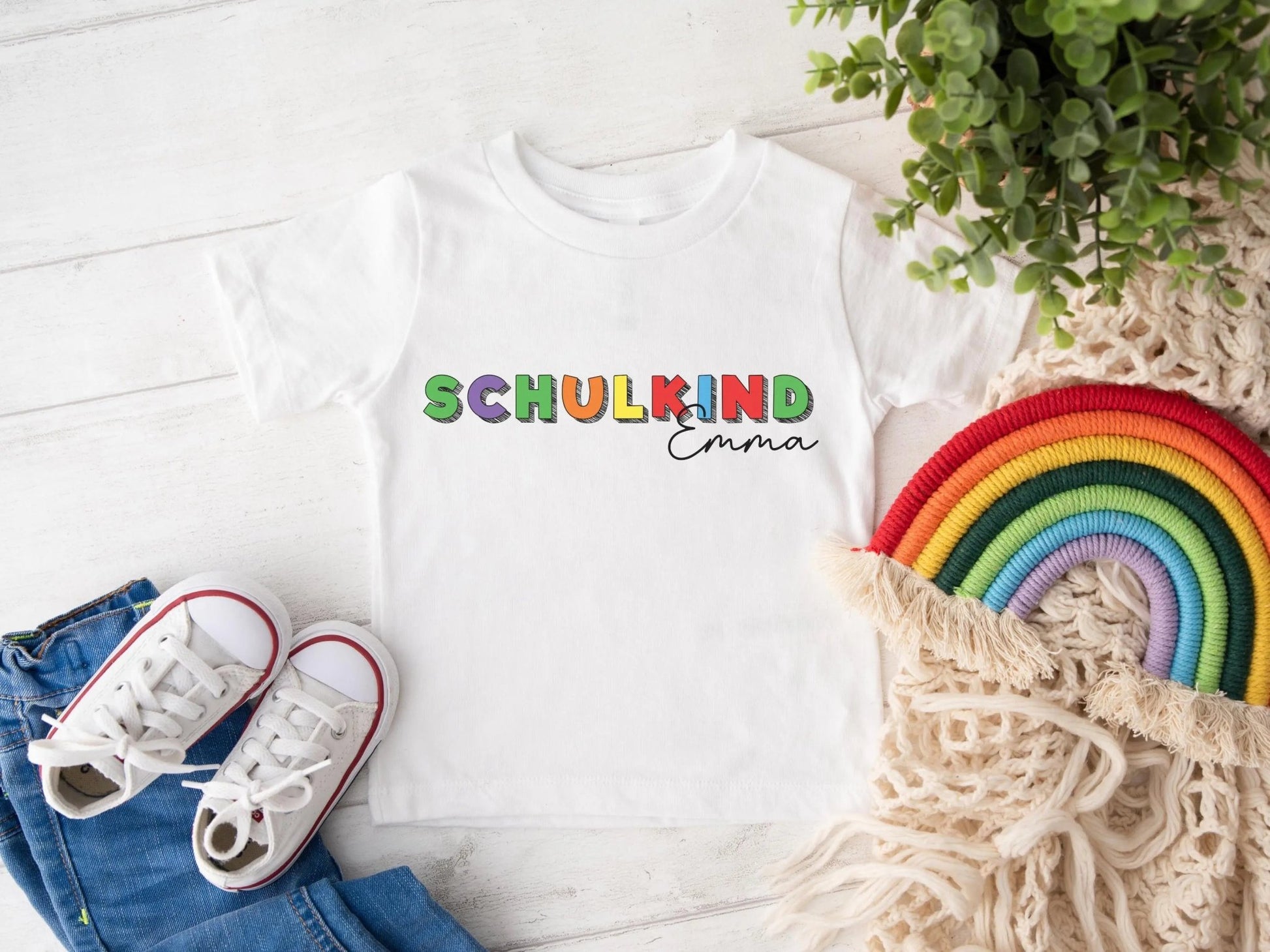 Einschulung Shirt Personalisiert Schulkind Geschenk Schulanfang T-shirt - Mamas & Minis