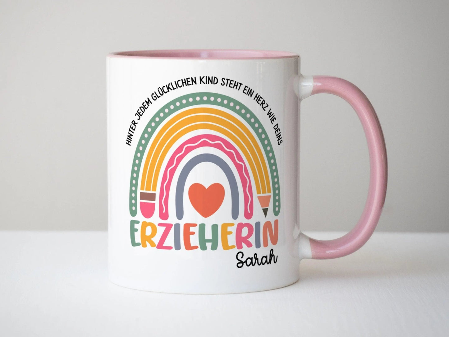 Erzieherin Geschenk Personalisierte Tasse mit Name Keramiktasse Personalisiert Kita Abschiedsgeschenke Erzieherin Geschenke Abschied Kita - Mamas & Minis